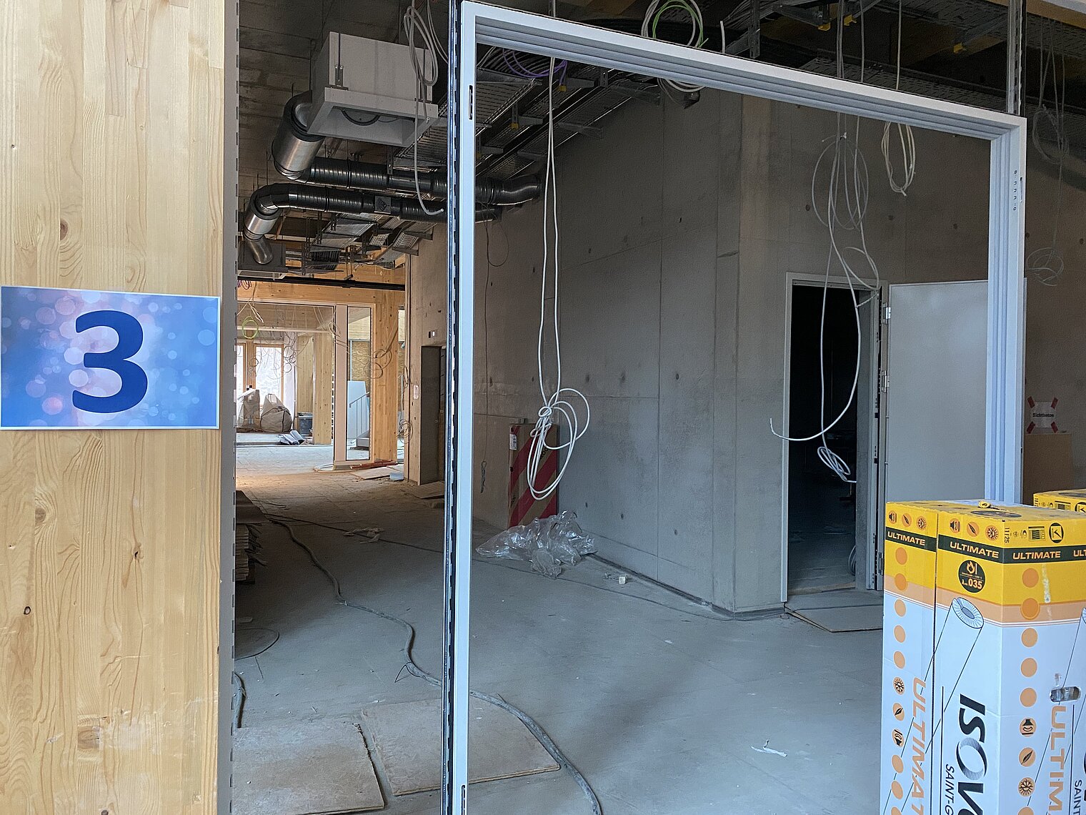 Türrahmen mit Nummer 3