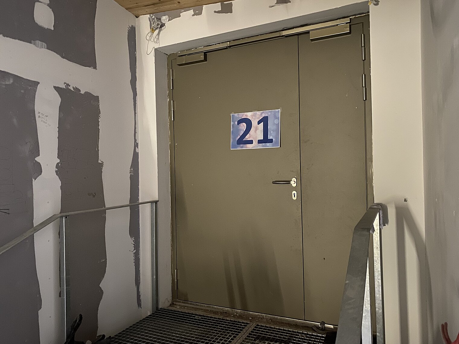 Tür mit Nummer 21
