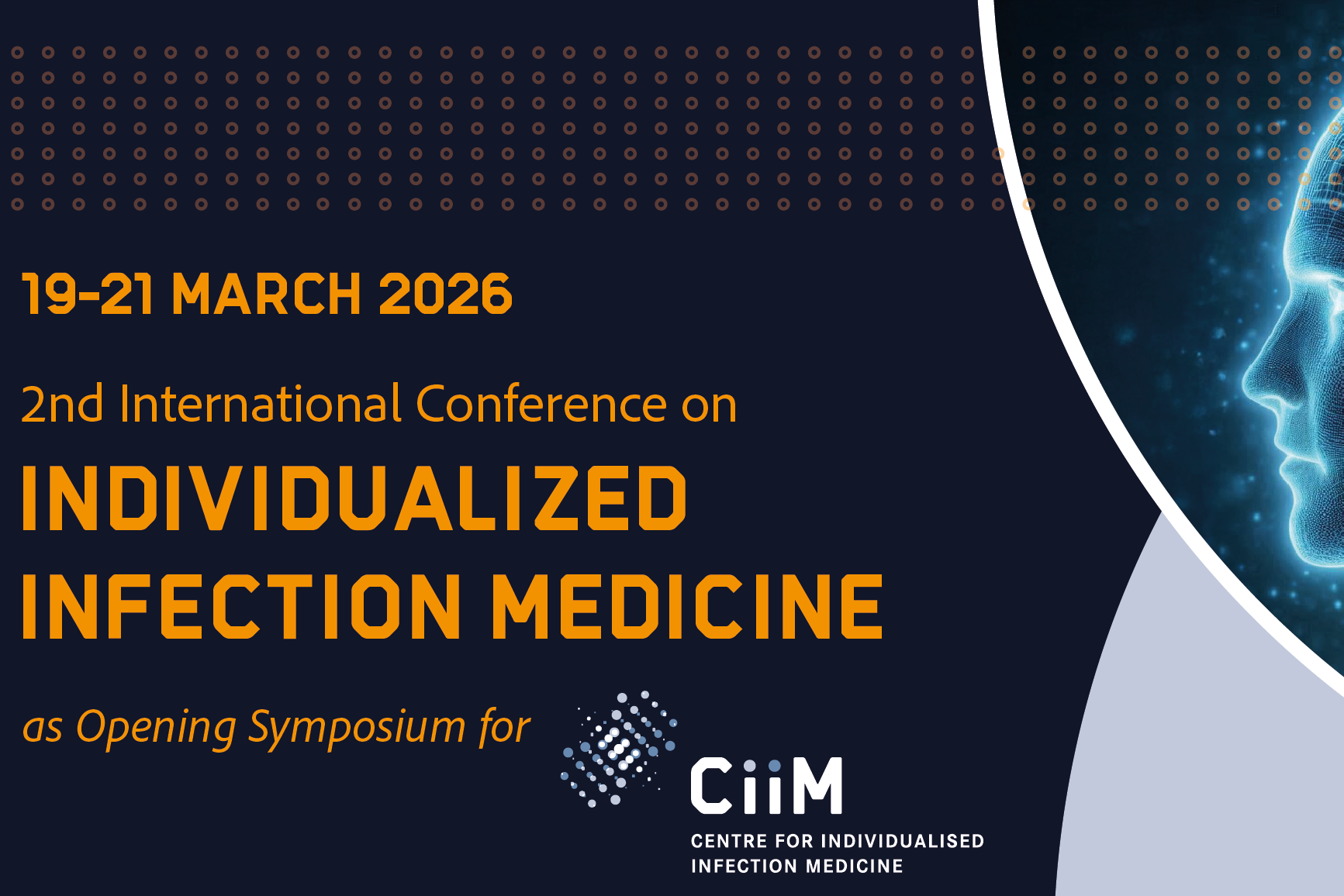 announcement key visual symbolizing “Personalized Infectious Medicine” 