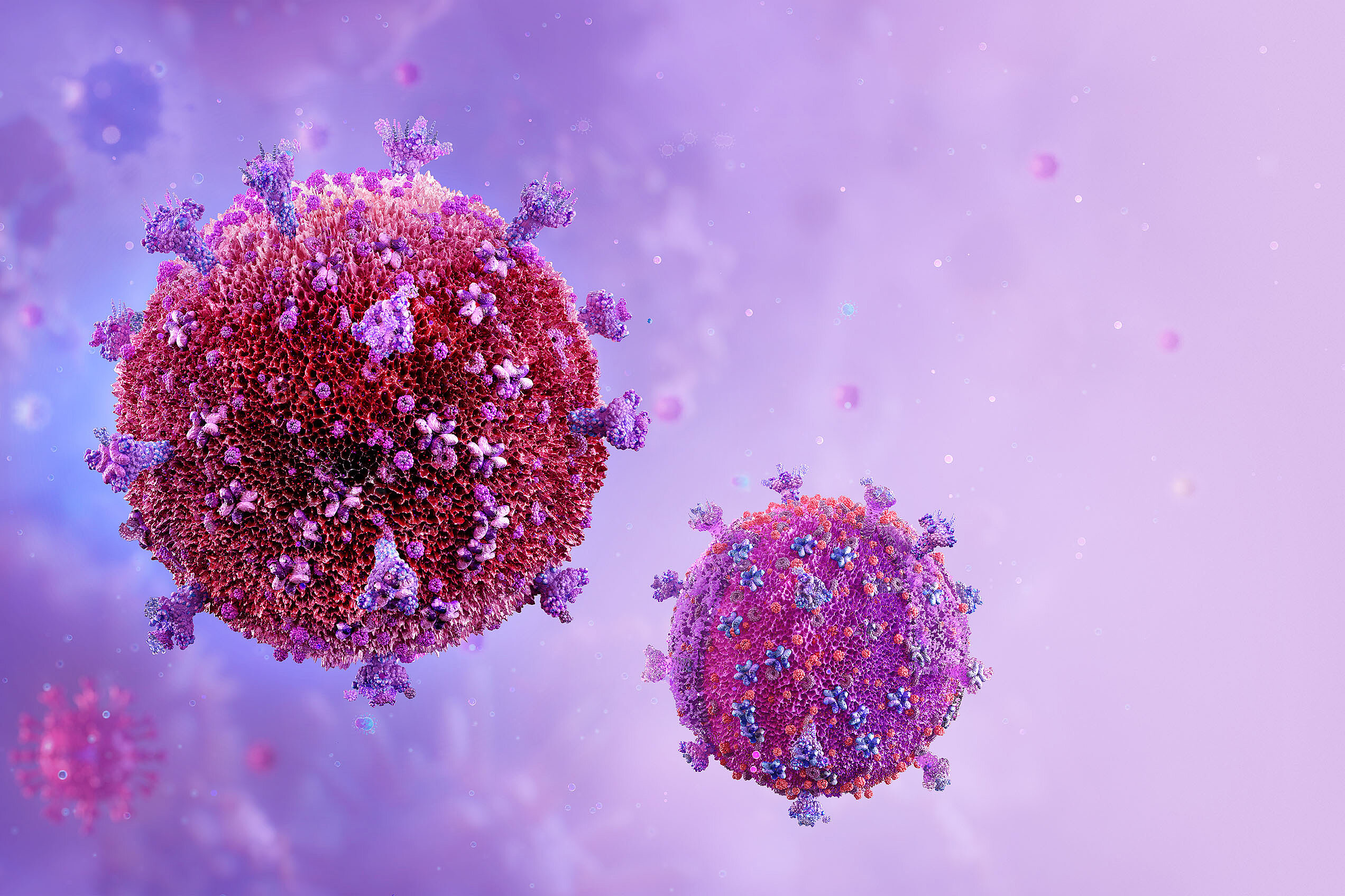 Symbolic image of HI viruses
