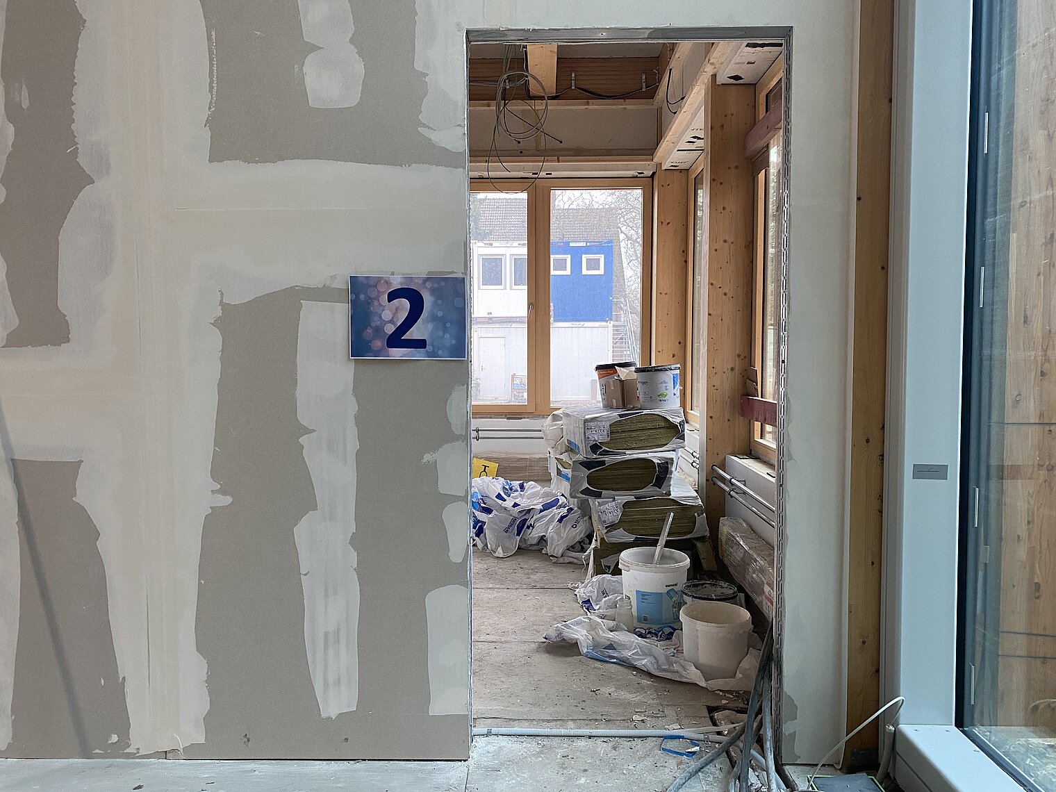 Türrahmen mit Nummer 2